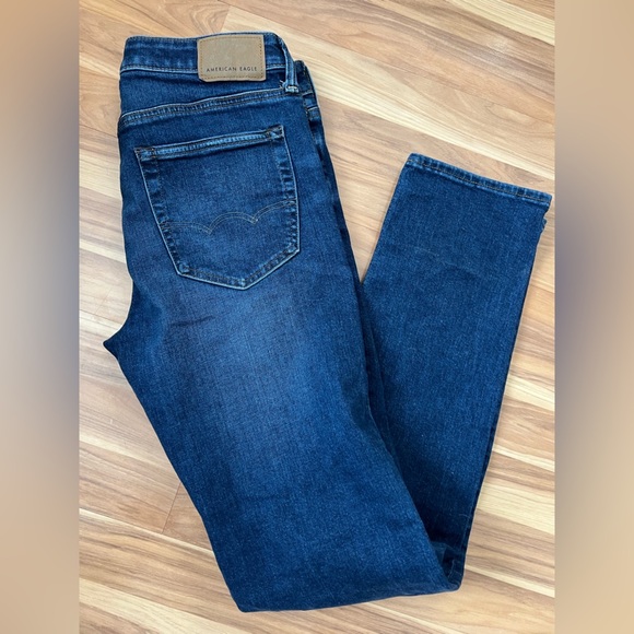 American Eagle Outfitters Men's Blue Jeans - Picture 7 of 8